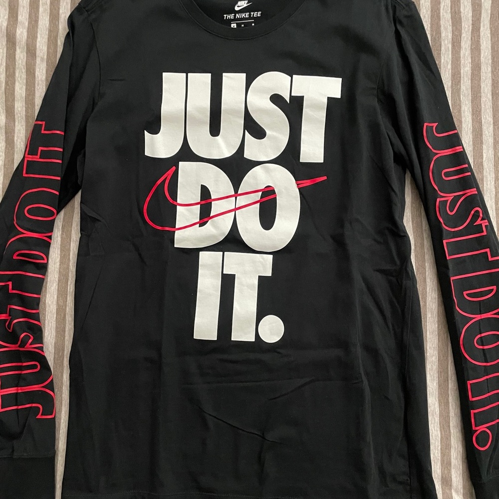 Nike Mens Long Sleeve Shirt Black Size M